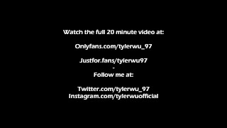 Asian boy riding a big dildo for daddy (verbal)