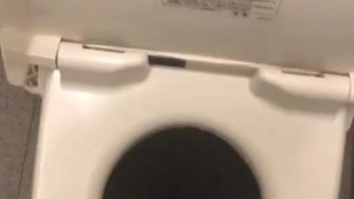 Masturbation alone in the bathroom