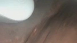 Masturbation de ma chatte Noire et Lisse