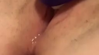 TRYING OUT NEW TOY!! INTENSE SOLO CREAMPIE