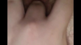 19 year old playing with his hairy hole for the first time