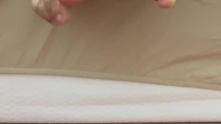 Petite Foot Fetish Teasing with Sexy Toes POV