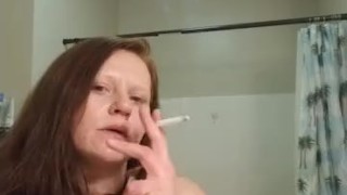 All natural red head smoking/smoking fetish 