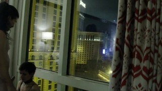 Viva Las Vegas! Sexy Married Exhibitionists Fuck in Front of Hotel Window - Public  Sex - Free Porn Videos - YouPorn
