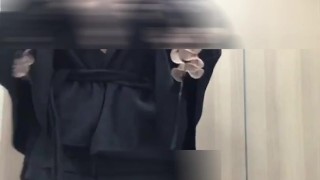 Crossdresser sissy solo play