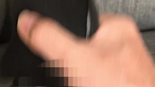 女友達のマスクにぶっかけ　大量射精　オナニー