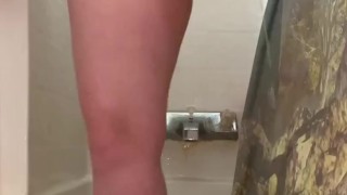 Squirting ALL Over My Bathroom!