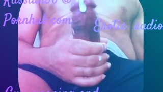 MALE MOANING ORGASM WITH DIRTY TALK ( AUDIO PORN )