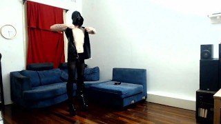 Femboy in stockings and Heels