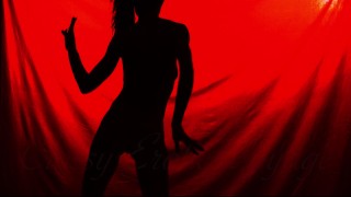 Softcore - Wife's Silhoutte Dancing Naked to celebrate 350K views