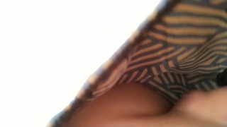 Looking inside an underwear to bed