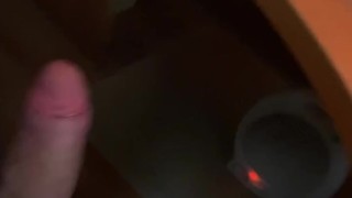 PRECUM big hard cock measured - soft erect - erection - jerk off - veiny amateur Japanese guy bul