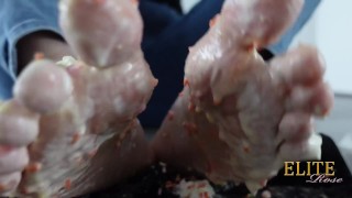 voeten met slagroom en hagelslag voetjes 4k video onlyfans dutch stars avn