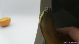 Fruit Finger Fuck | Orange juicy love | Secret Masturbation Part 1