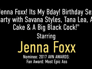 Jenna Foxx Wants Some Cream In Her BD Cake With Tana Lea & Savana Styles!