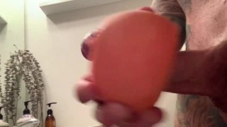 Jerk Off Big Dick Solo Fuck Grapefruit XxX Juicy Food Porn & Cumshot