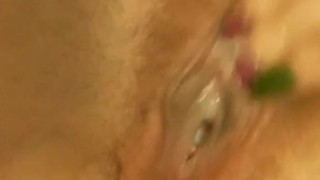 Squirting for two out of 5 minutes 