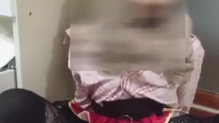 Crossdresser sissy solo play