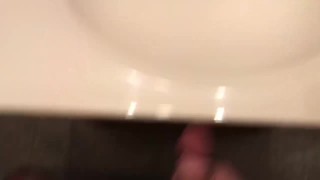 Caught Jerking Off in Bathroom!
