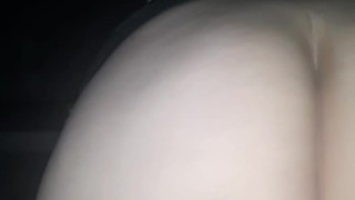 Big ass sissy crossdresser riding big dildo like a pro