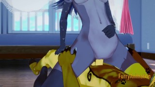 Furry Hentai - Wolf Fucked by Lynx