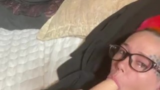 Chassidy Lynn - Sucks Dildo and Rubs Tits