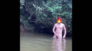 Self Pleasuring in the wild.