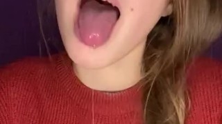 Drooling mouth 