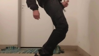 Jerking off in apartment building corridor [TRAILER]