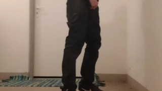 Jerking off in apartment building corridor [TRAILER]