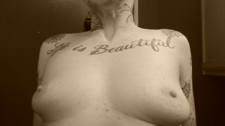 Trans Man FTM, Titty Play, Knocking Knockers, Pre Op, Titty Fucking