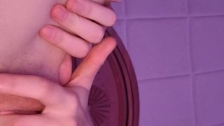 Horny student plays with herself 