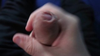 Making my Uncircumcised Cock CUM!