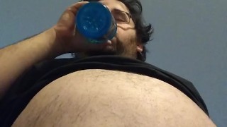 Sports drink chug