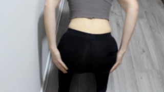 AMATEUR DOGGY RIDES DILDO & RUBS PUSSY