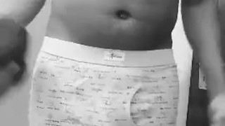 Playing with my black big dick 