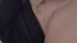 Hot and horny wife rubs clit and nipples wanting to have a huge cock in her pussy 