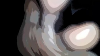 Trans Man Hairy Clit Worship, Nipple Massage, Animation