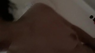 Shower time for this wet chick!