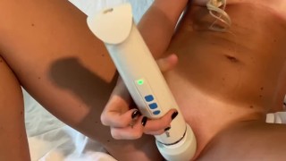 Step Brother catches me fingering my pussy so I squirt for him 