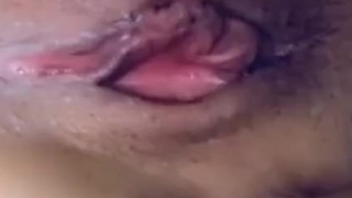 POV chubby white slut sits on your face with creamy pussy