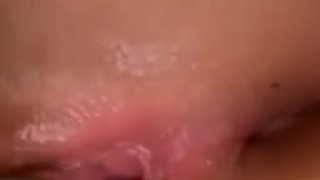 POV Creamy pussy with vibrator 