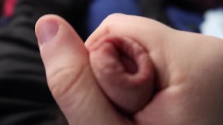 Playing With Foreskin & Masturbating Uncircumcised Cock Till i Cum!