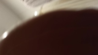 I jerk off in the bathroom in the evening.
