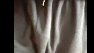 Perfect White Dick swinging Slow Motion In Sweatpants