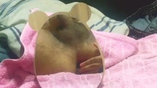 playing with new anal balls