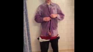 Pissing & Cumming in Dress Clothes