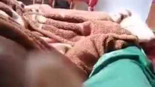 Morning wood handjob 