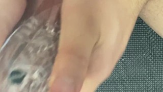 透明オナホでオナニーしてみた