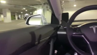 Tesla supercharging jerk off
